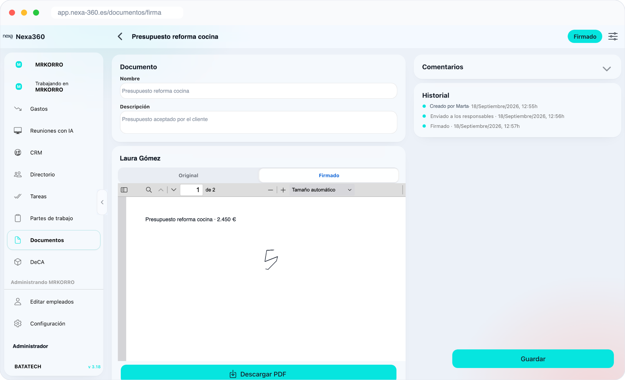 documentos compartidos